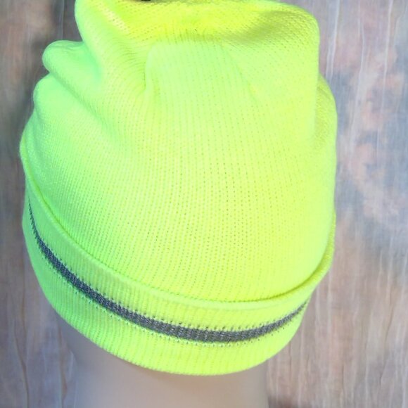 OccuNomix Cold Stress Safety Gear Yellow Knit Cap - Picture 3 of 7